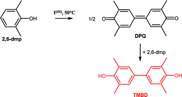 Graphical abstract: Selective oxidative para C–C dimerization of 2,6-dimethylphenol
