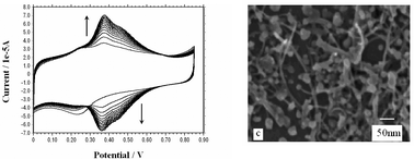 Graphical abstract: Electrosynthesis, characterization, and application of novel hybrid materials based on carbon nanotube–polyaniline–nickel hexacyanoferrate nanocomposites