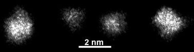 Graphical abstract: Direct visualisation, by aberration-corrected electron microscopy, of the crystallisation of bimetallic nanoparticle catalysts