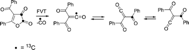 Graphical abstract: Oxoketene–oxoketene, imidoylketene–imidoylketene and oxoketenimine–imidoylketene rearrangements. 1,3-Shifts of phenyl groups