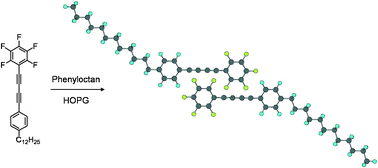 Graphical abstract: A self assembled molecular zipper based on a perfluorophenyl-phenyl diacetylene motif