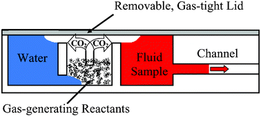 Graphical abstract: An effervescent reaction micropump for portable microfluidic systems