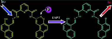 Graphical abstract: A highly selective fluorescent sensor for fluoride through ESPT signaling transduction