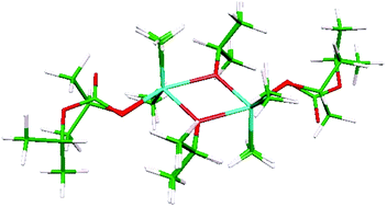 Graphical abstract: Insertion reaction of carbon dioxide into Sn–OR bond. Synthesis, structure and DFT calculations of di- and tetranuclear isopropylcarbonato tin(iv) complexes