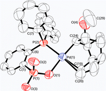 Graphical abstract: Novel palladium complexes employing mixed phosphine phosphonates and phosphine phosphinates as anionic chelating [P,O] ligands