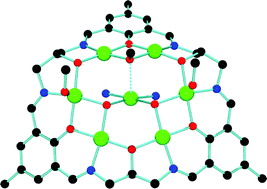 Graphical abstract: A tetradecanuclear copper dimeric macrocyclic complex with a body-centred heptanuclear core-structure and magnetism