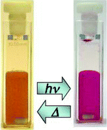 Graphical abstract: Photochromism of 7-(N,N-diethylamino)-4′-hydroxyflavylium in a water–ionic liquid biphasic system