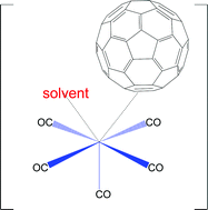 Graphical abstract: Electrochemistry and [60]fullerene displacement reactions of (dihapto-[60]fullerene) pentacarbonyl metal(0) (M = Cr, Mo, W)