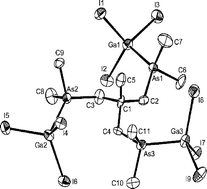Graphical abstract: Structural diversity in gallium(iii) complexes of the tripodal triarsine MeC(CH2AsMe2)3