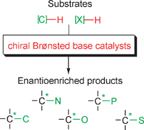 Graphical abstract: Asymmetric organocatalysis by chiral Brønsted bases: implications and applications