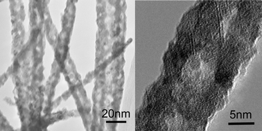 Graphical abstract: Preparation and characterization of tungsten oxynitride nanowires