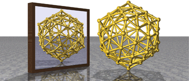 Graphical abstract: Icosahedral Au72: a predicted chiral and spherically aromatic golden fullerene