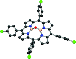 Graphical abstract: Porphyrin complexes containing coordinated BOB groups: synthesis, chemical reactivity and the structure of [BOB(tpClpp)]2+
