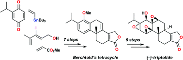 Graphical abstract: Formal total synthesis of triptolide