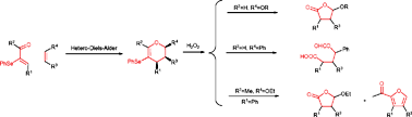 Graphical abstract: Synthesis and oxidative rearrangement of selenenylated dihydropyrans