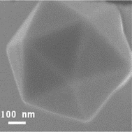 Graphical abstract: Synthesis of icosahedral gold particles by a simple and mild route