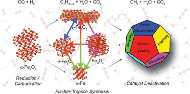 Graphical abstract: The renaissance of iron-based Fischer–Tropsch synthesis: on the multifaceted catalyst deactivation behaviour