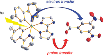 Graphical abstract: Proton-coupled electron transfer from a luminescent excited state