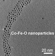 Graphical abstract: Reagent control over the size, uniformity, and composition of Co–Fe–O nanoparticles