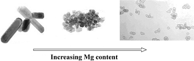 Graphical abstract: Synthesis and characterisation of magnesium substituted calcium phosphate bioceramic nanoparticles made via continuous hydrothermal flow synthesis