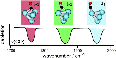 Graphical abstract: The adsorption of CO on group 10 (Ni, Pd, Pt) transition-metal clusters