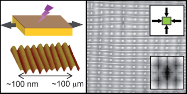 Graphical abstract: Complex micropatterning of periodic structures on elastomeric surfaces
