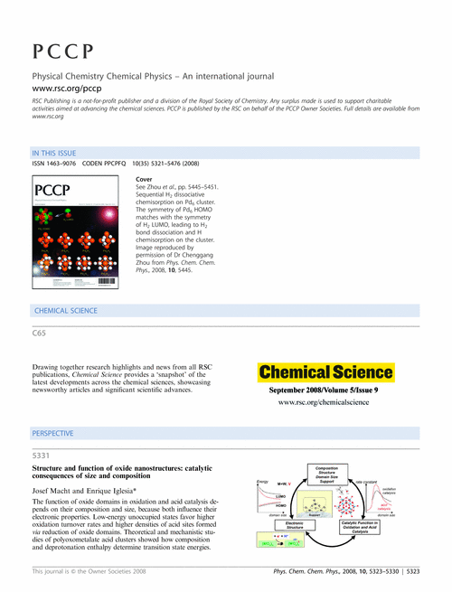 Contents and Chemical Science