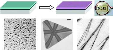 Graphical abstract: Polymer thin films embedded with in situ grown metal nanoparticles