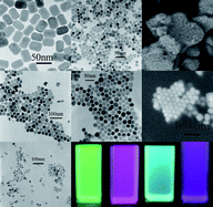 Graphical abstract: Morphology- and phase-controlled synthesis of monodisperse lanthanide-doped NaGdF4nanocrystals with multicolor photoluminescence