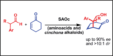 Graphical abstract: Synergic asymmetric organocatalysis (SAOc) of Cinchonaalkaloids and secondary amines in the synthesis of bicyclo[2.2.2]octan-2-ones