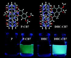 Graphical abstract: Selective binding and highly sensitive fluorescent sensor of palmatine and dehydrocorydaline alkaloids by cucurbit[7]uril