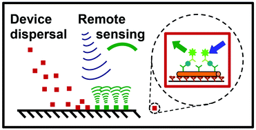 Graphical abstract: “Smart dust” biosensors powered by biomolecular motors