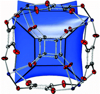 Graphical abstract: A new scandium metal organic framework built up from octadecasil zeolitic cages as heterogeneous catalyst
