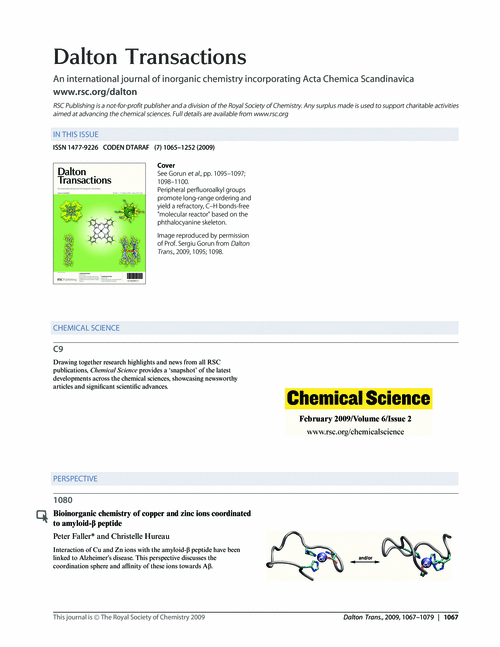 Contents & Chemical Science
