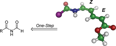 Graphical abstract: Fast and efficient one step synthesis of dienamides