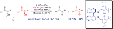 Graphical abstract: Chiral iron complex catalyzed enantioselective oxidation of racemic benzoins