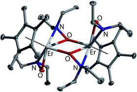 Graphical abstract: Bis(hydroxylaminato)-mono(pentamethylcyclopentadienyl) rare-earth metal complexes