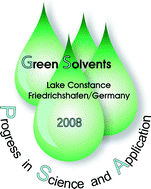 Graphical abstract: Green Solvents–Progress in science and application