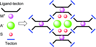 Graphical abstract: Molecular tectonics: design of 2-D networks by simultaneous use of charge-assisted hydrogen and coordination bonds