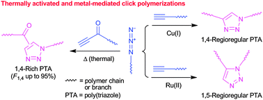 Graphical abstract: Click polymerization