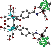 Graphical abstract: Ten-vertex {closo-2,1,10-FeC2B7} clusters with intramolecular imidate linkages: anchors for supramolecular construction