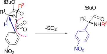 Graphical abstract: Highly stereoselective intramolecular α-arylation of self-stabilized non-racemic enolates: synthesis of α-quaternary α-amino acid derivatives