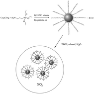 Graphical abstract: A simple aminoalkyl siloxane-mediated route to functional magnetic metal nanoparticles and magnetic nanocomposites