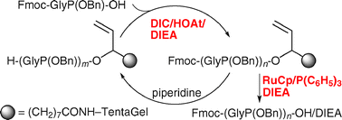 Graphical abstract: Solid-phase synthesis of protected α-amino phosphonic acid oligomers