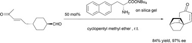 Graphical abstract: Amino acid salt catalyzed intramolecular Robinson annulation