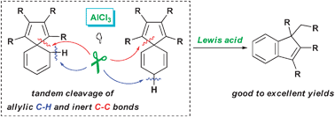 Graphical abstract: Skeletal rearrangement of all-carbon spiro skeletons mediated by a Lewis acid