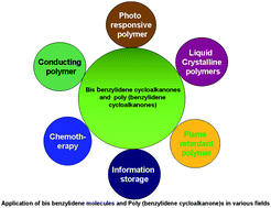Graphical abstract: Bisbenzylidene cycloalkanone: a versatile molecule as a polymer building block