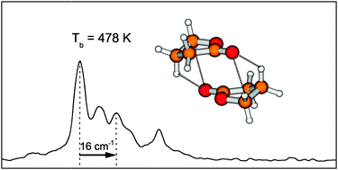 Graphical abstract: On the low volatility of cyclic esters: an infrared spectroscopy comparison between dimers of γ-butyrolactone and methyl propionate