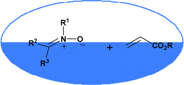 Graphical abstract: Water as the medium of choice for the 1,3-dipolar cycloaddition reactions of hydrophobic nitrones