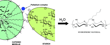 Graphical abstract: Telomerization of butadiene with starch in water: role of the surfactants